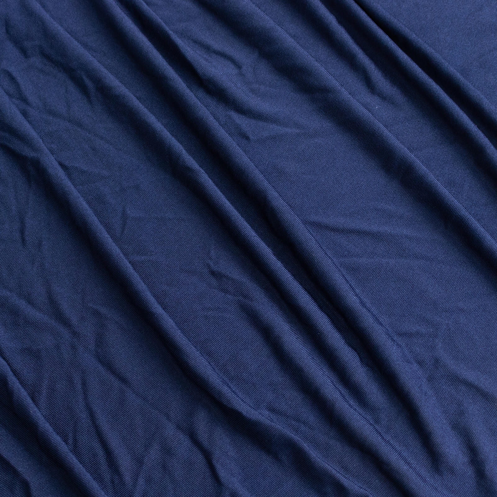 Navy ruffle pleated skirt banquet chair slipcover fabric.