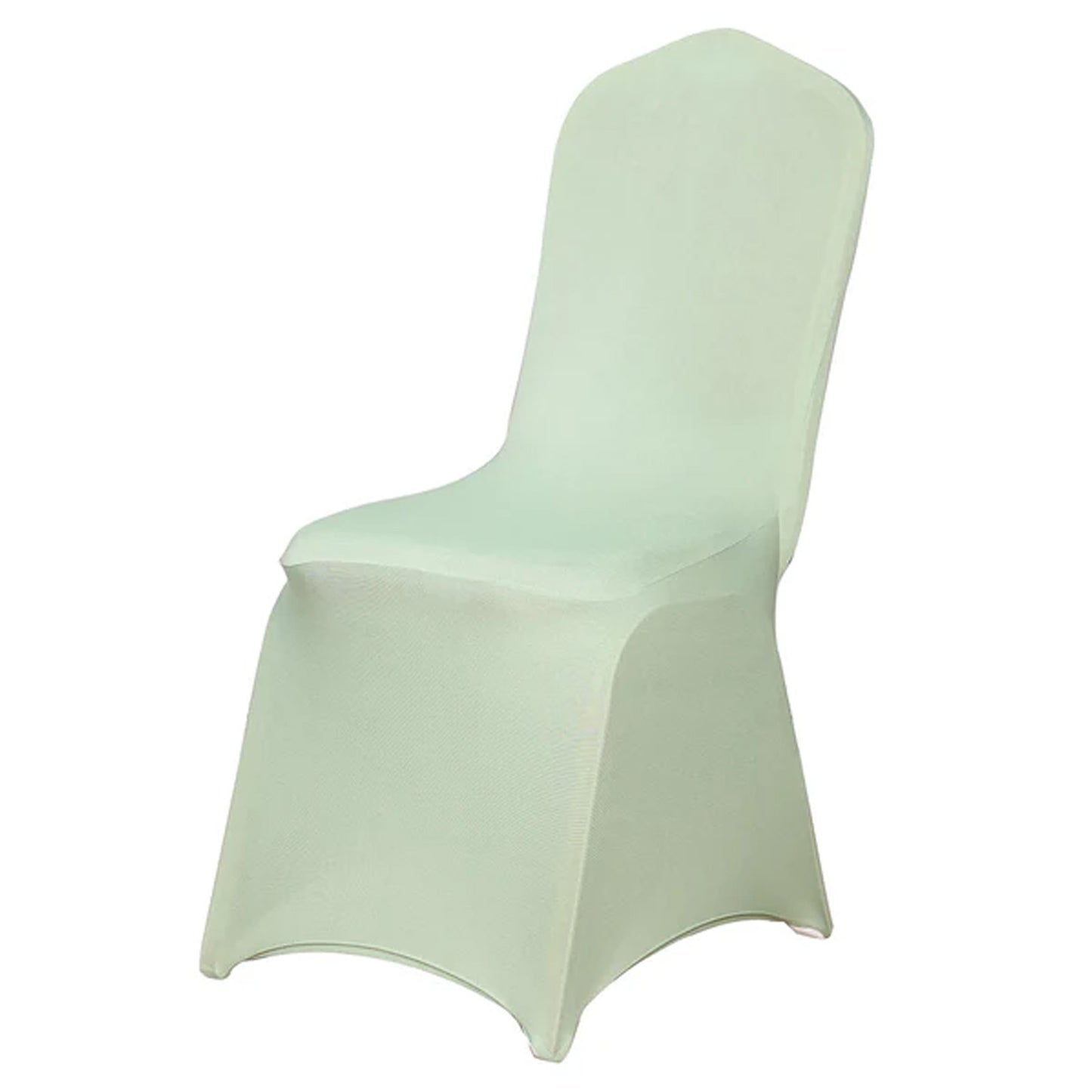 Sage Green Spandex Stretch Fitted Banquet Chair Cover - 160 GSM