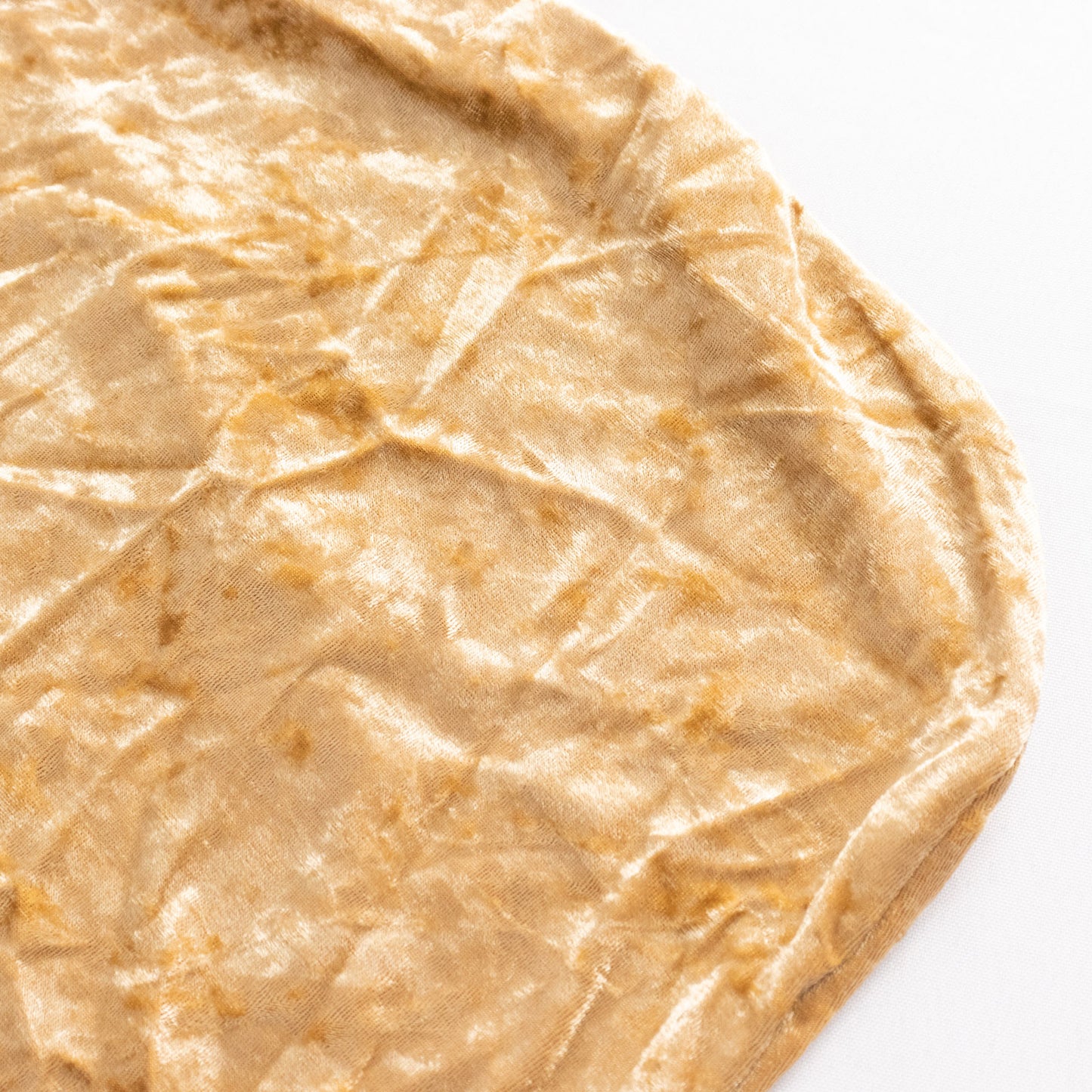 Champagne Crushed Velvet Spandex Stretch Wedding Chair Cover With Foot Pockets, Fitted Banquet Chair Cover - 190 GSM