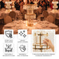 27" Gold Crystal Pendant Table Centerpiece with Hanging Crystals