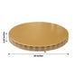 Gold metal fleur de lis cupcake display stand, 20 inches round.