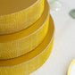 Gold rhinestone round metal pedestal cake stand.