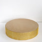 Gold rhinestone round metal pedestal cake stand.