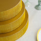 Gold rhinestones round metal pedestal cake stand, cupcake holder display.
