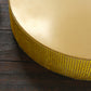 Gold rhinestone round metal pedestal cake stand.