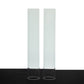 Clear glass candle shades, 14 inches tall, 2-pack.
