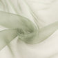 54"x10yd Dusty Sage Green Solid Sheer Chiffon Fabric Bolt, DIY Voile Drapery Fabric