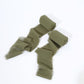 Dusty sage green chiffon ribbon rolls for DIY wedding bouquets.