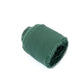Hunter emerald green chiffon ribbon roll for DIY projects.