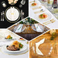 8 Pack | 13" Gold Sunflower Scalloped Rim Clear Glass Charger Plates