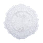 6 Pack 13 Inch Round Reef Clear Acrylic Plastic Charger Plates#whtbkgd