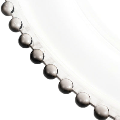 Clear Acrylic Black Rimmed Charger Plates – Perfect for Any Event