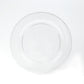10-Pack Economy Round Plastic Charger Plates 13" in Clear Beaded Rim, Stylish Dinner Party Serving Plates