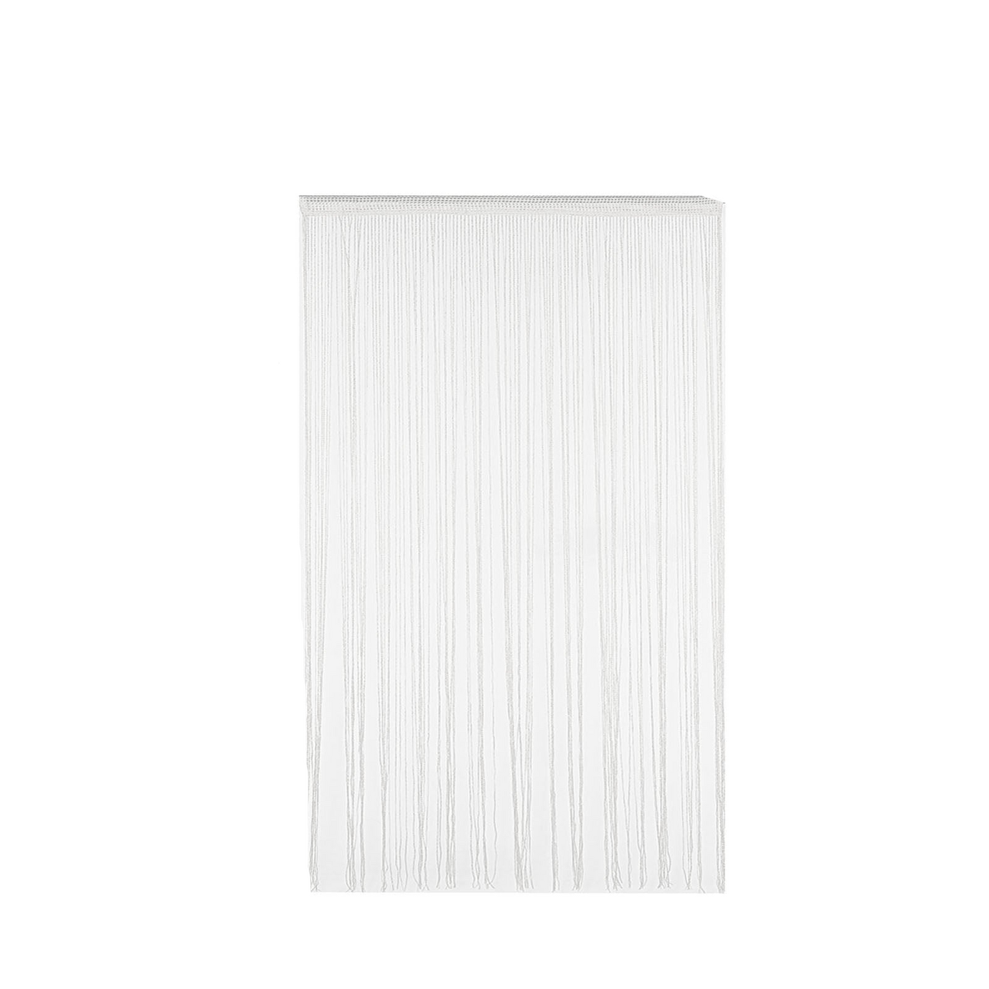 3ftx8ft white silk tassel string curtains, decorative room divider panels