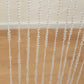 Clear acrylic crystal beaded curtain with diamond cut beads.