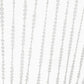 Clear acrylic crystal beaded curtain with diamond cut beads.