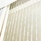 Clear acrylic beaded curtain with diamond cut beads, 5ftx12ft.