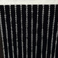 Clear acrylic crystal beaded curtain with fabric rod pocket, 5ftx12ft.