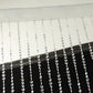 Clear acrylic beaded curtain with fabric rod pocket, 5ftx12ft.