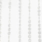 Clear acrylic crystal beaded curtain room divider with diamond cut beads.