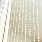 Clear acrylic crystal beaded curtain with fabric rod pocket, 5ftx16ft.
