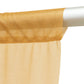 Sheer Backdrop Curtain Panel 10ft × 10ft Gold – Wedding Arch Drape with Rod Pocket