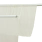 Sheer Backdrop Curtain Panel 10ft × 10ft Ivory – Wedding Arch Drape with Rod Pocket