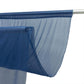 Sheer Backdrop Curtain Panel 10ft × 10ft Navy Blue – Wedding Arch Drape with Rod Pocket