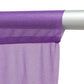 Sheer Backdrop Curtain Panel 10ft × 10ft Purple – Wedding Arch Drape with Rod Pocket