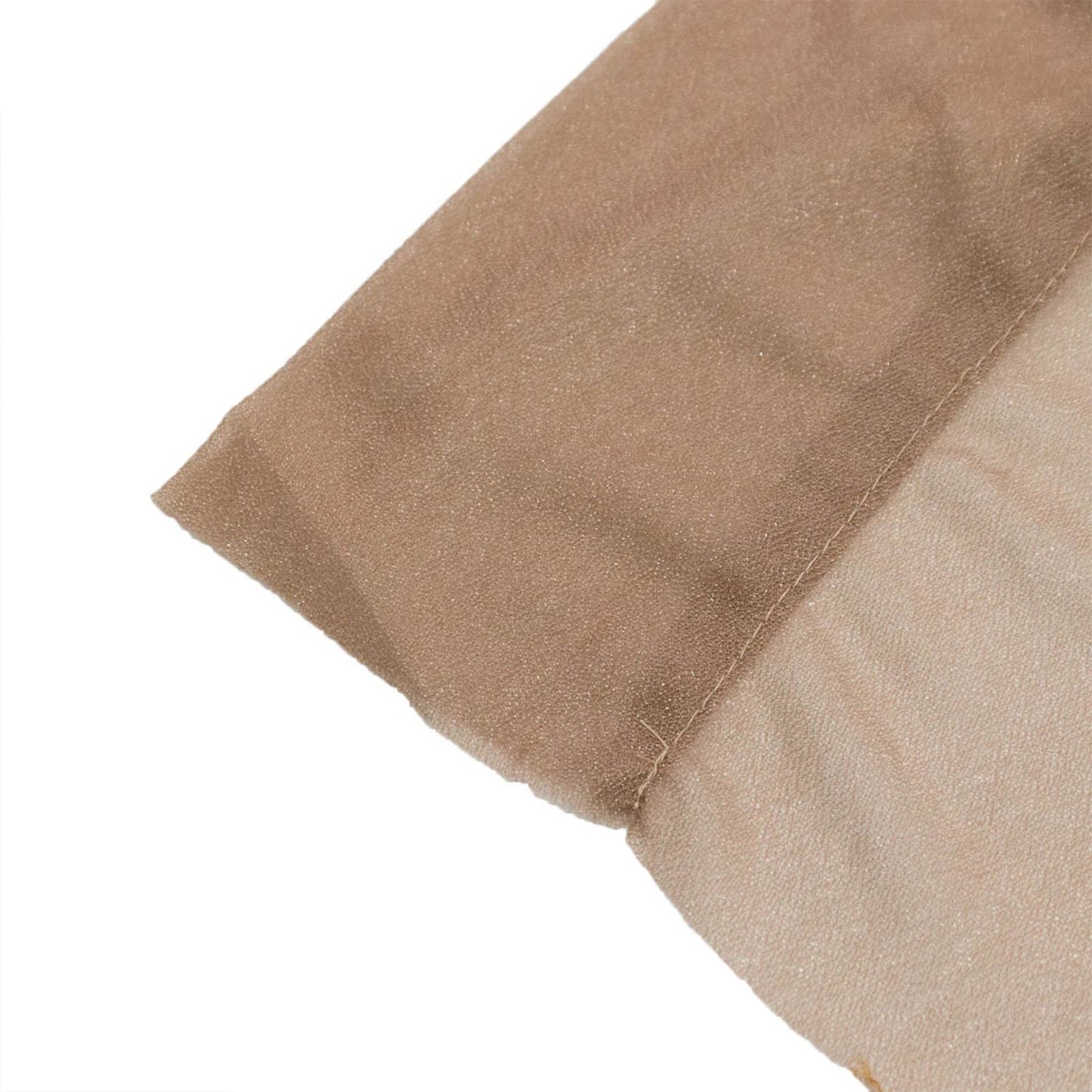 Sheer Backdrop Curtain Panel 10ft × 10ft Taupe – Wedding Arch Drape with Rod Pocket
