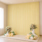 Sheer Backdrop Curtain Panel 10ft × 14ft Champagne – Wedding Arch Drape with Rod Pocket, Ceiling Dra