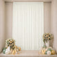 Sheer Backdrop Curtain Panel 10ft × 14ft Ivory – Wedding Arch Drape with Rod Pocket, Ceiling Draping