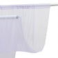Sheer Backdrop Curtain Panel 10ft × 14ft Lavender Lilac – Wedding Arch Drape with Rod Pocket, Ceilin
