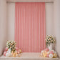 Sheer Backdrop Curtain Panel 10ft × 14ft Mauve Cinnamon Rose – Wedding Arch Drape with Rod Pocket, C