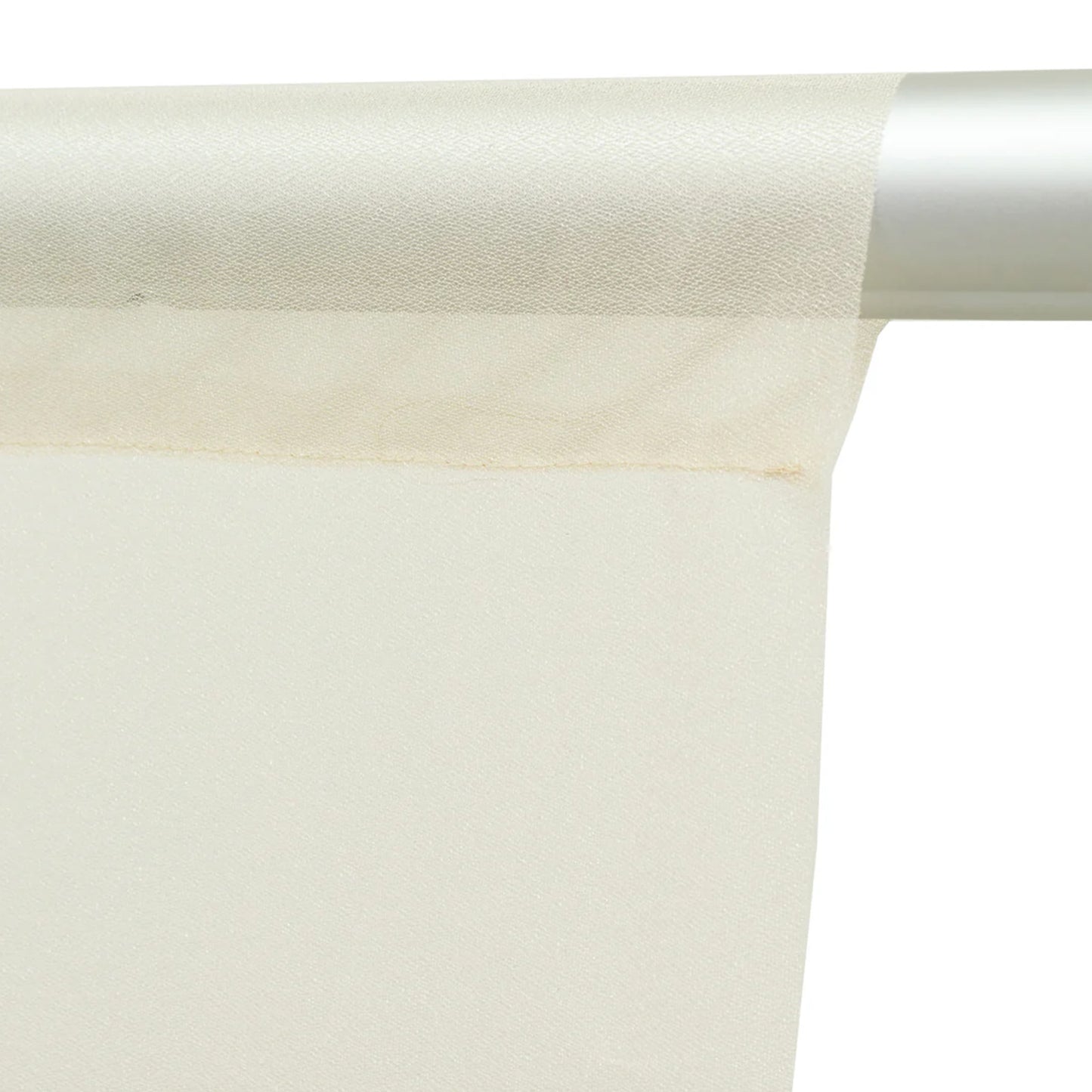 Sheer Ceiling Drape – 10ft x 32ft Beige Extra Long Drapery Panel for Wedding Canopy, Backdrop & Rece