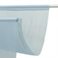 Sheer Ceiling Drape – 10ft x 32ft Dusty Blue Extra Long Drapery Panel for Wedding Canopy, Backdrop &