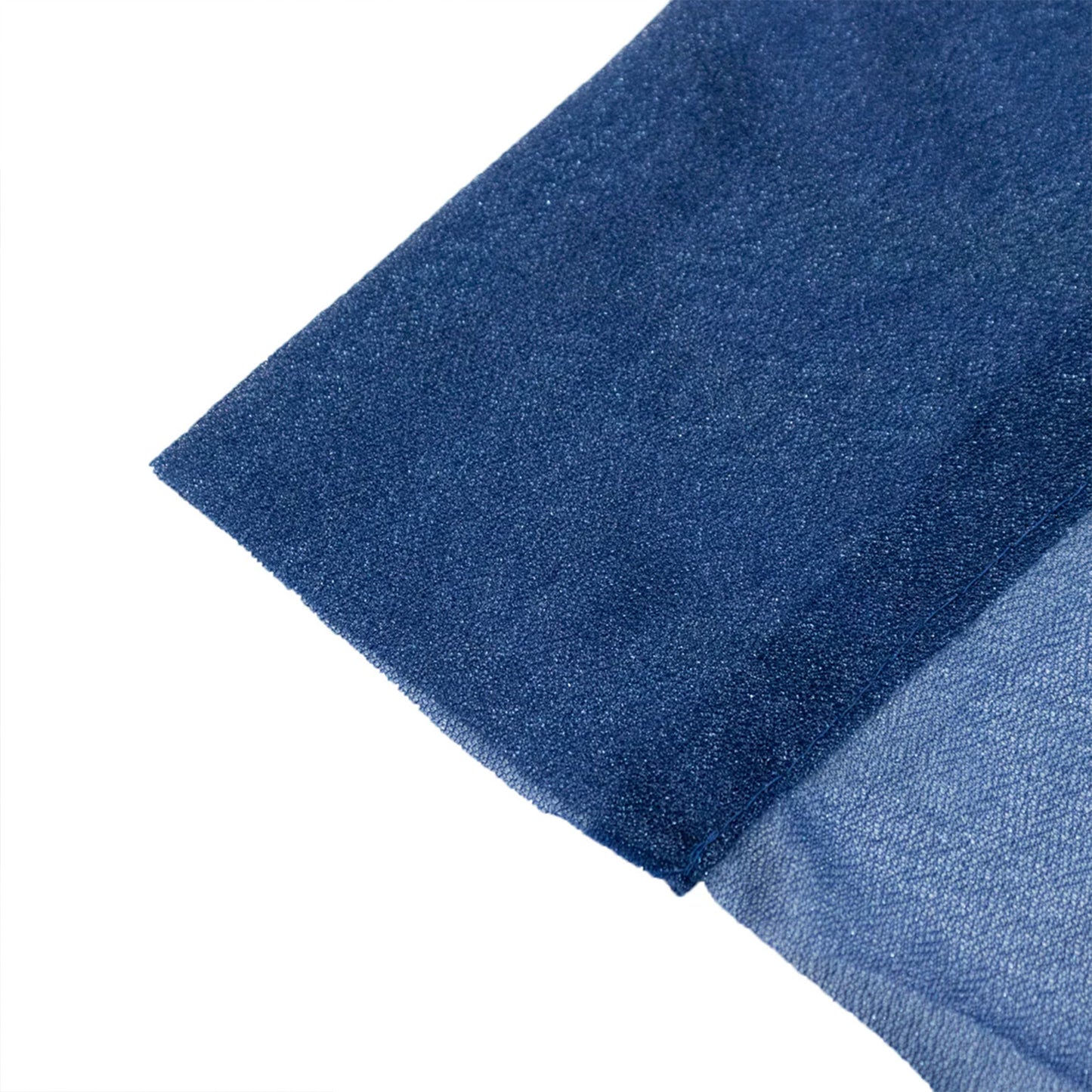 Sheer Ceiling Drape – 10ft x 32ft Navy Blue Extra Long Drapery Panel for Wedding Canopy, Backdrop & 