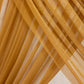 Gold Sheer Backdrop Drape – 5ft x 14ft Wedding Arch & Ceiling Decor Panel, Wrinkle Resistant with So