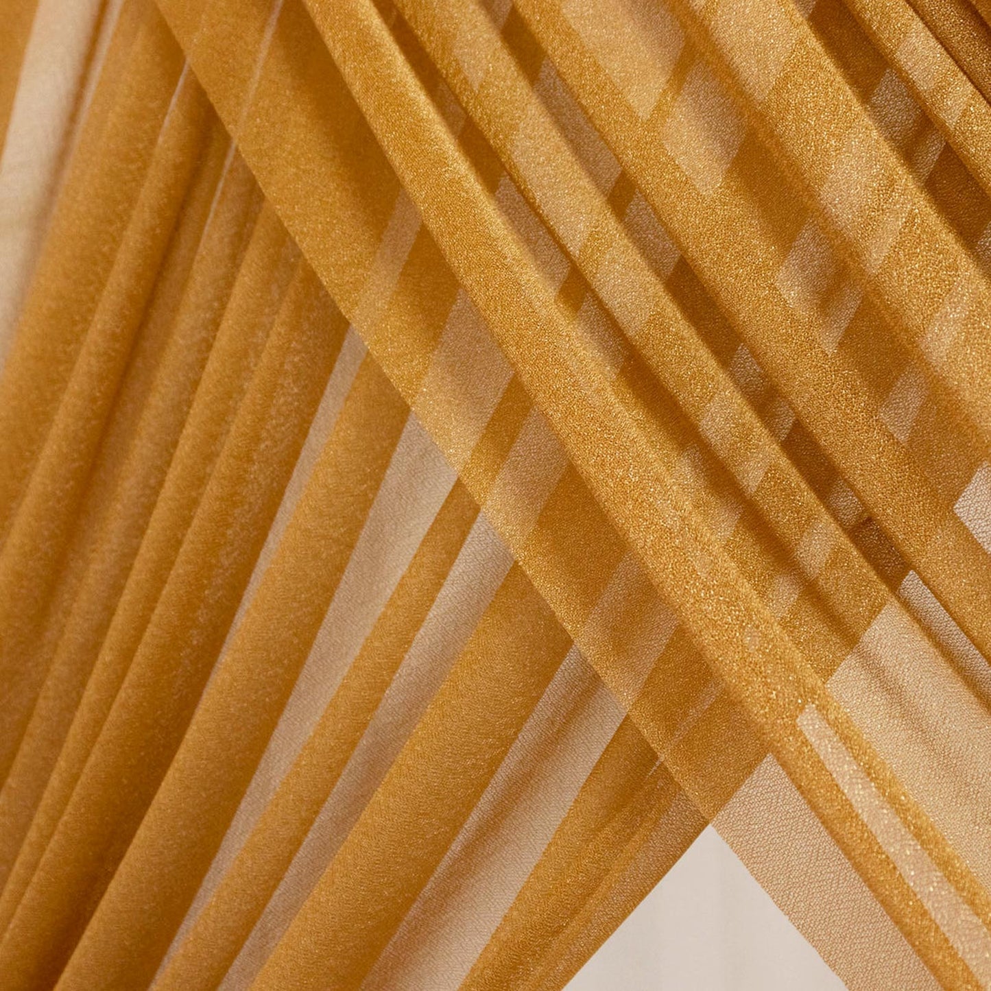 Gold Sheer Backdrop Drape – 5ft x 14ft Wedding Arch & Ceiling Decor Panel, Wrinkle Resistant with So
