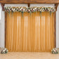 Gold Sheer Backdrop Drape – 5ft x 14ft Wedding Arch & Ceiling Decor Panel, Wrinkle Resistant with So