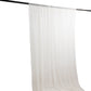 Ivory Sheer Backdrop Drape – 5ft x 14ft Wedding Arch & Ceiling Decor Panel, Wrinkle Free with Soft Shimmer