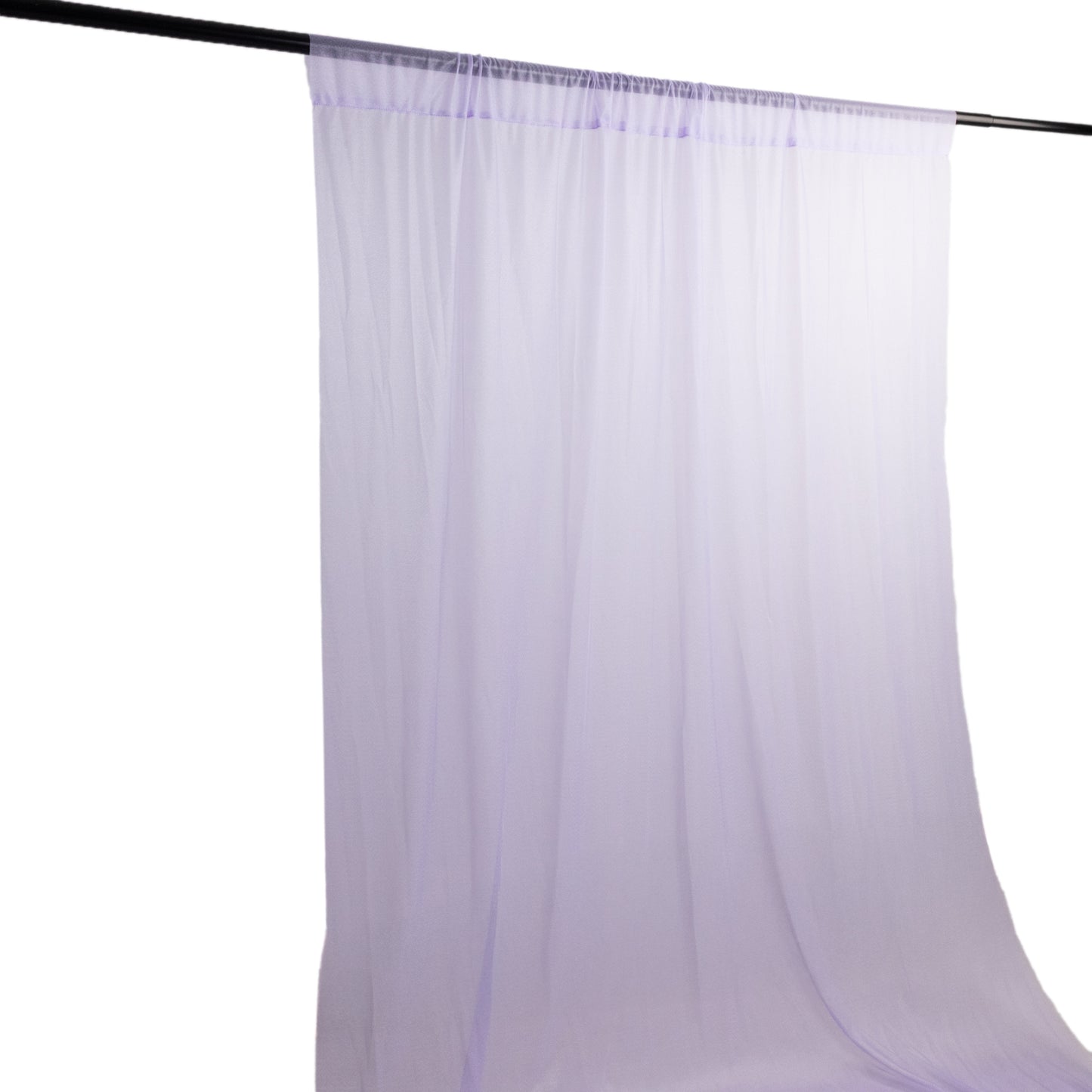 Lavender Lilac Sheer Backdrop Drape – 5ft x 14ft Wedding Arch & Ceiling Decor Panel, Wrinkle Free with Soft Shimmer