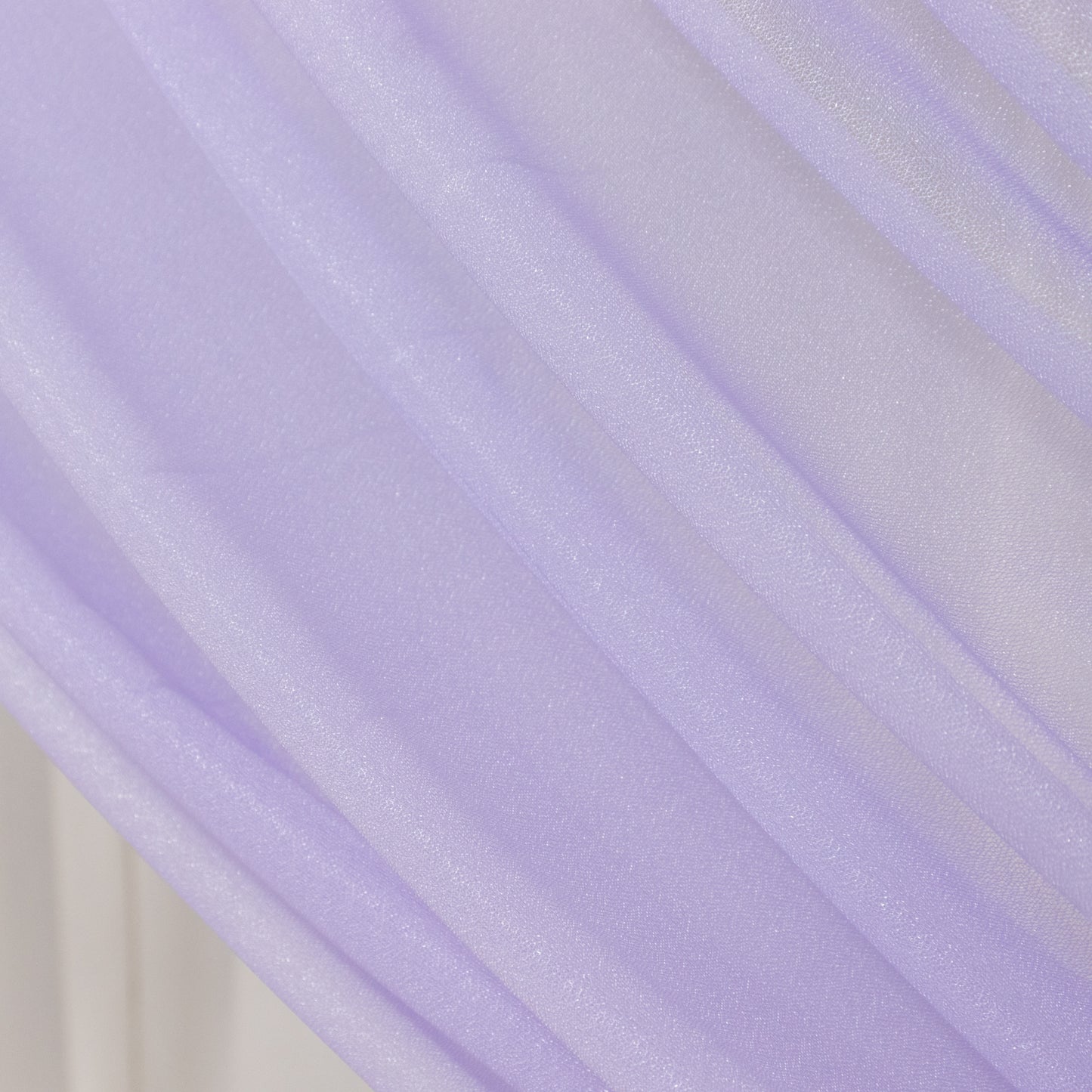 Lavender Lilac Sheer Backdrop Drape – 5ft x 14ft Wedding Arch & Ceiling Decor Panel, Wrinkle Free with Soft Shimmer