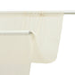 Beige sheer backdrop curtain panel for wedding arch drape.