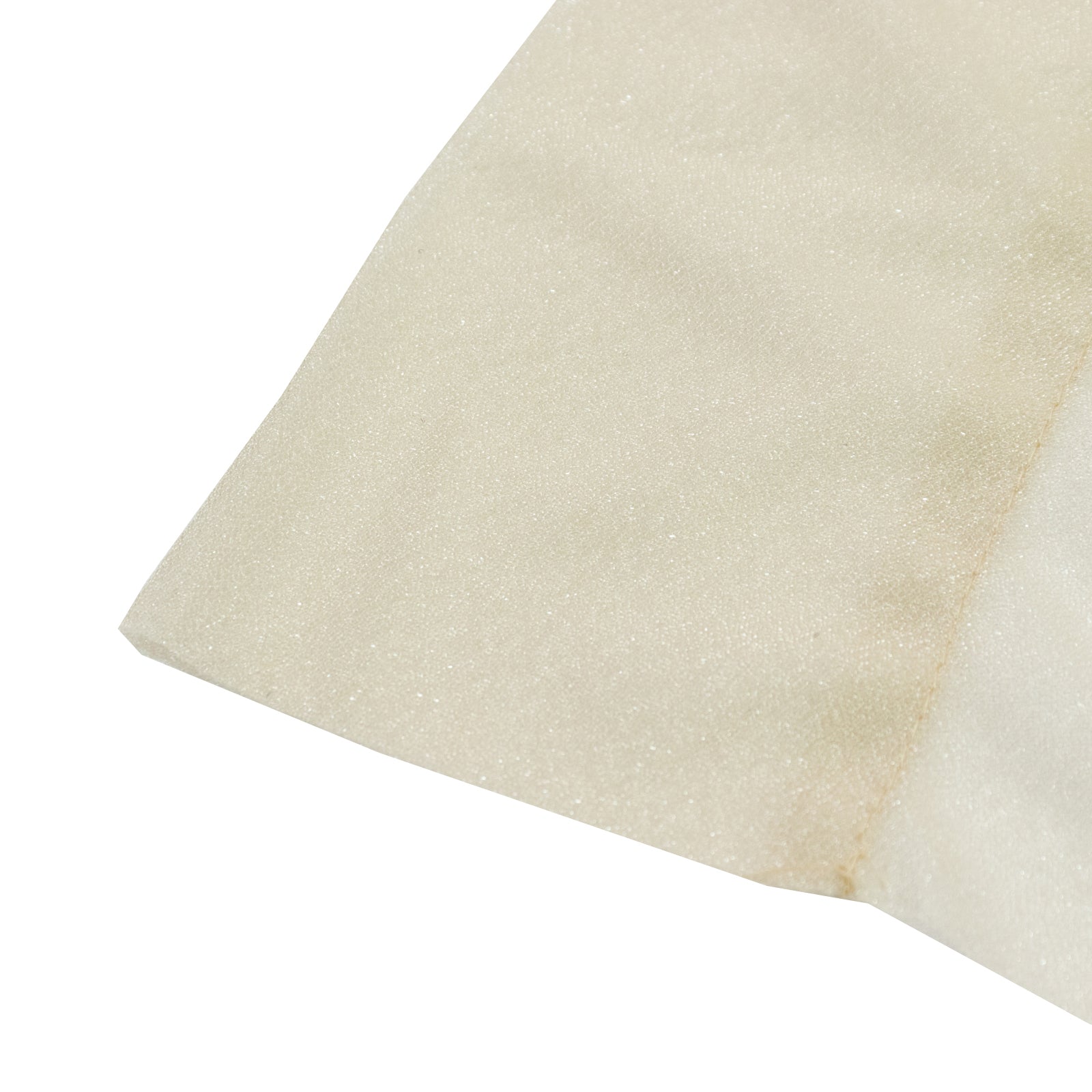 Beige sheer backdrop curtain panel for wedding arch draping.