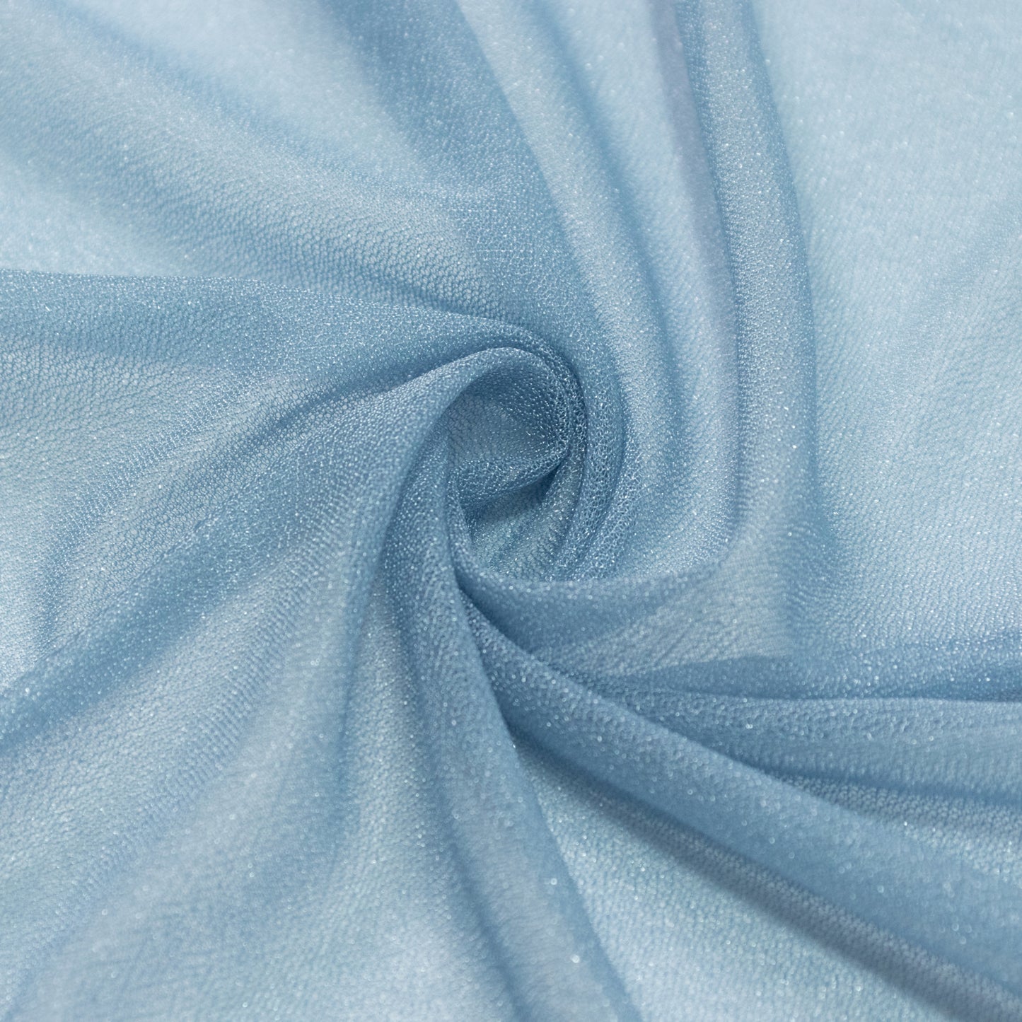 Dusty blue sheer backdrop curtain panel for wedding arch draping. #whtbkgd