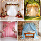 Sheer Backdrop Curtain Panel 5ft × 10ft – Wedding Arch Drape with Rod Pocket