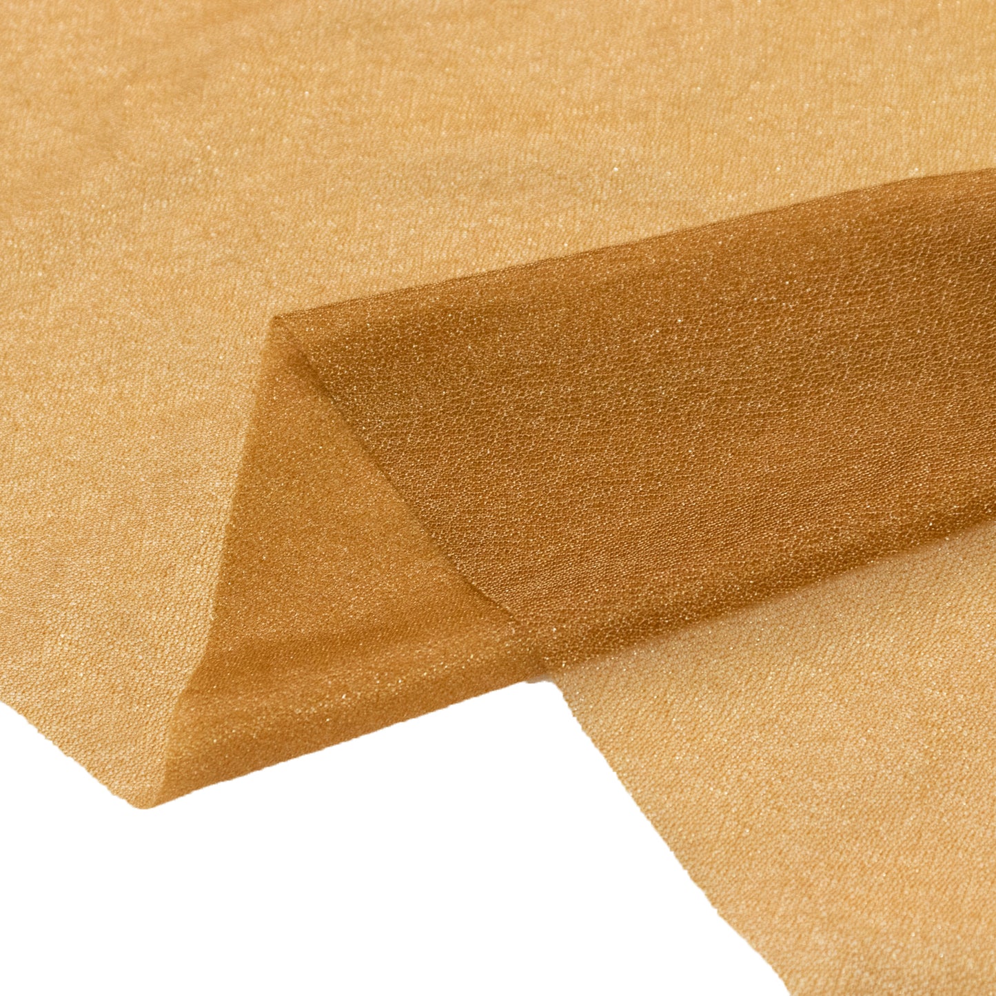 Sheer Backdrop Curtain Panel 5ft × 10ft Gold – Wedding Arch Drape with Rod Pocket