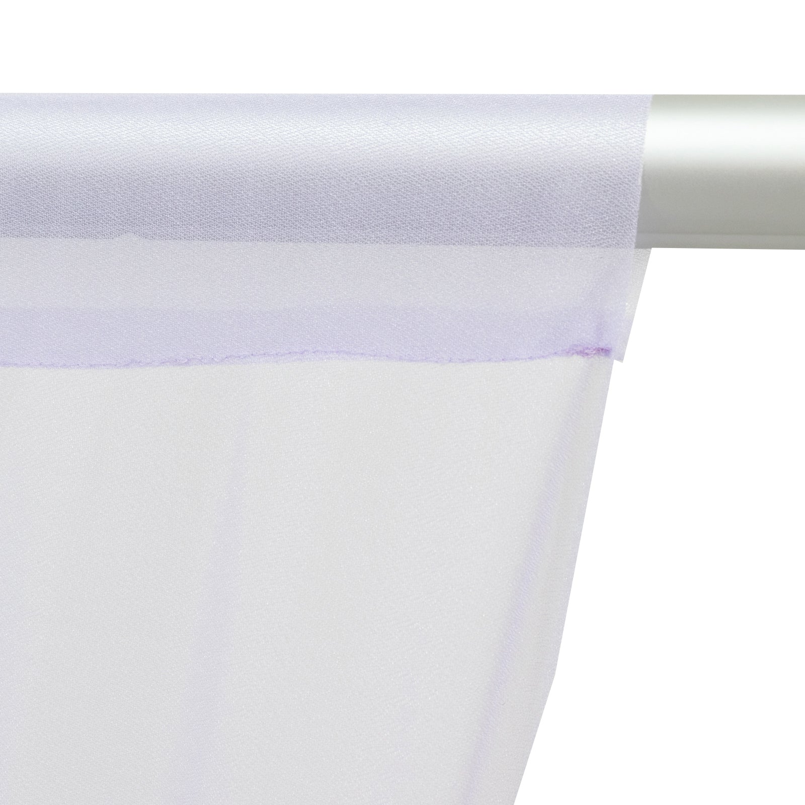 Lavender lilac sheer backdrop curtain panel for wedding arch drape.