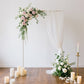 Sheer Backdrop Curtain Panel 5ft × 10ft White – Wedding Arch Drape with Rod Pocket